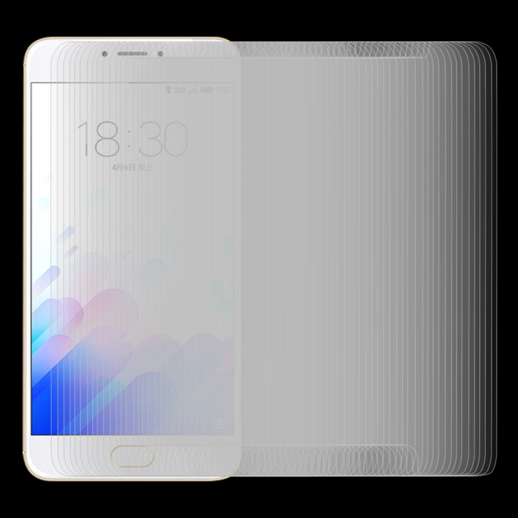100 ชิ้นสำหรับ Meizu M3 หมายเหตุ / หมายเหตุ Meilan 3 0.26 มิลลิเมตร 9H ความแข็งพื้นผิว 2.5D ฟิล์มกระจกนิรภัยป้องกันการระเบิด, For M3 Note / Meilan Note 3