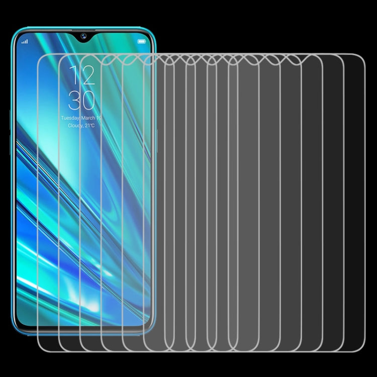 50 ชิ้นสำหรับ OPPO Realme 5 Pro 9H 2.5D ฟิล์มกระจกนิรภัยหน้าจอ, For OPPO Realme 5 Pro (50 PCS)