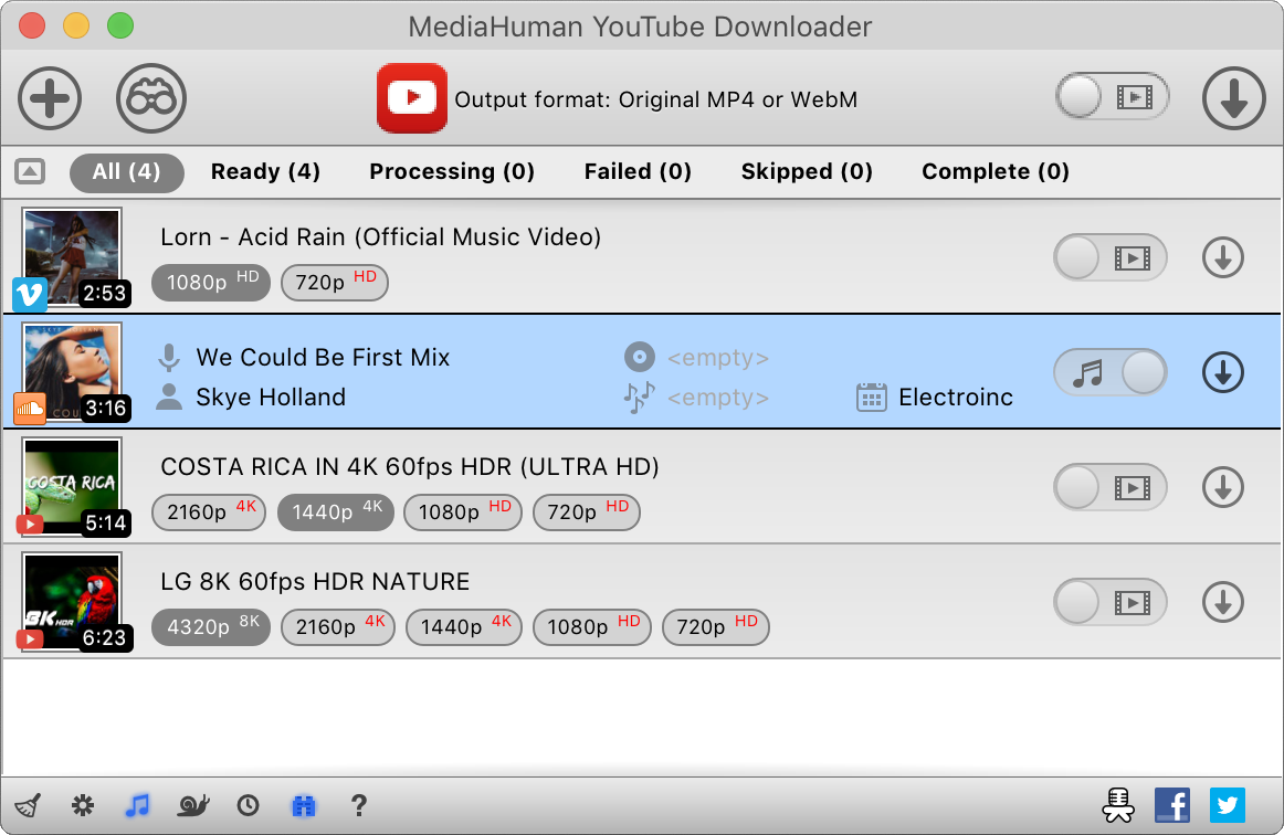 MediaHuman YouTube Downloader (2020) v3.9 Final MacOS