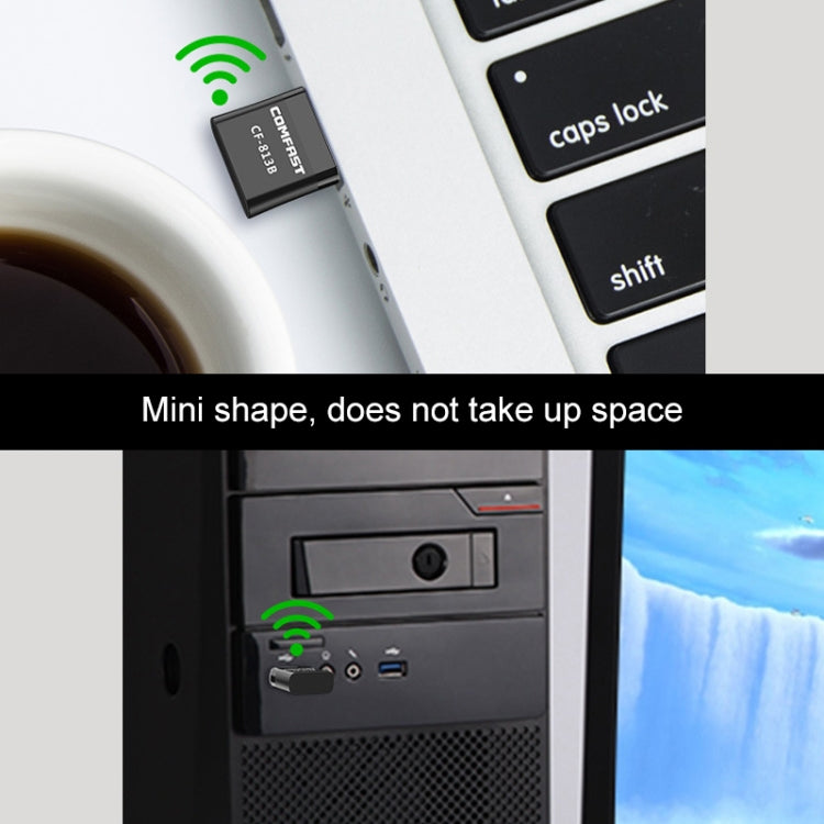 COMFAST CF-813B 650Mbps Dual-band Bluetooth Wifi อะแดปเตอร์เครือข่าย USB, CF-813B