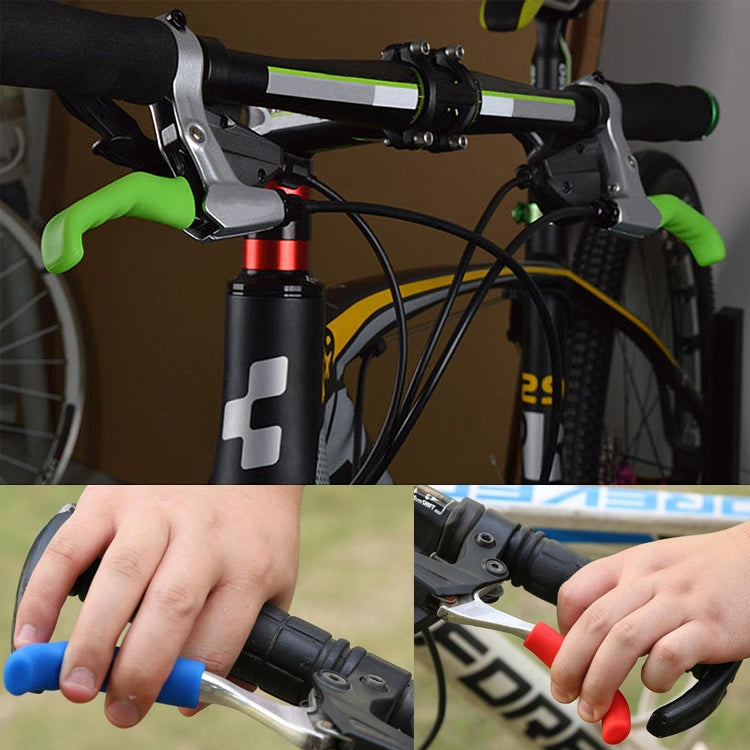 1 คู่ Universal Type จักรยานเบรคซิลิโคนป้องกันครอบคลุม, Brake Covers Yellow
