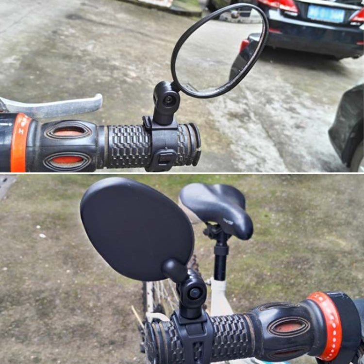 จักรยานเสือภูเขาหมุนได้ 360 องศาจักรยาน Quick Release ซิลิโคนกระจกมองหลัง, Rearview Reflector Mirror