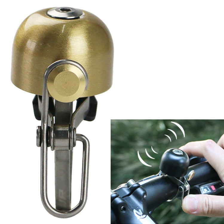 กระดิ่งจักรยานกระดิ่งทองแดงย้อนยุคอุปกรณ์ปั่นจักรยาน, Bicycle Bell (Silver), Bicycle Bell (Gold), Bicycle Bell (brass)