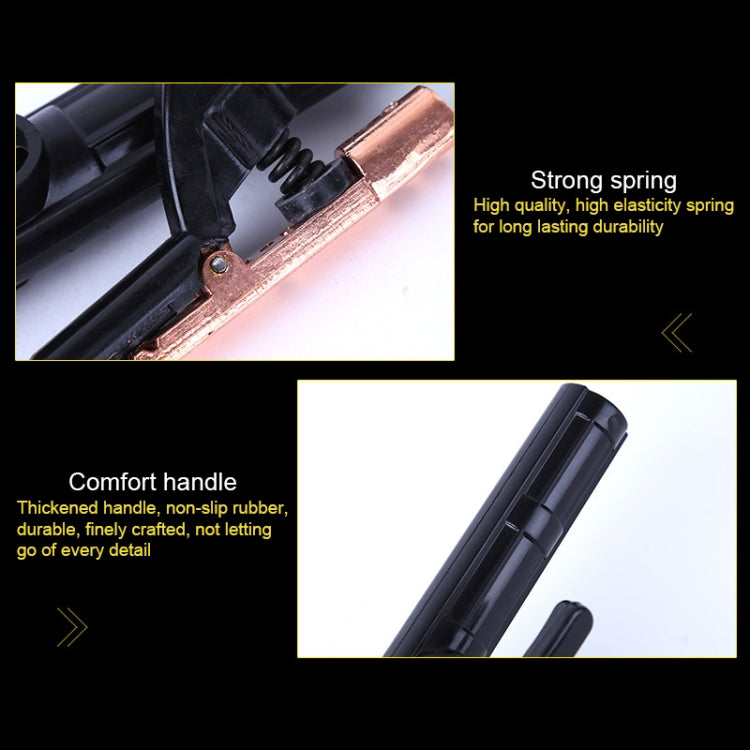 แคลมป์เชื่อมสายเคเบิลทนความร้อนทนทานที่ยึดอิเล็กโทรด, Welding Clamps