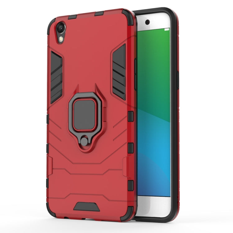 เคสกันกระแทก PC + TPU สำหรับ OPPO R9 Plus พร้อมที่ใส่แหวนแม่เหล็ก, For OPPO R9 Plus