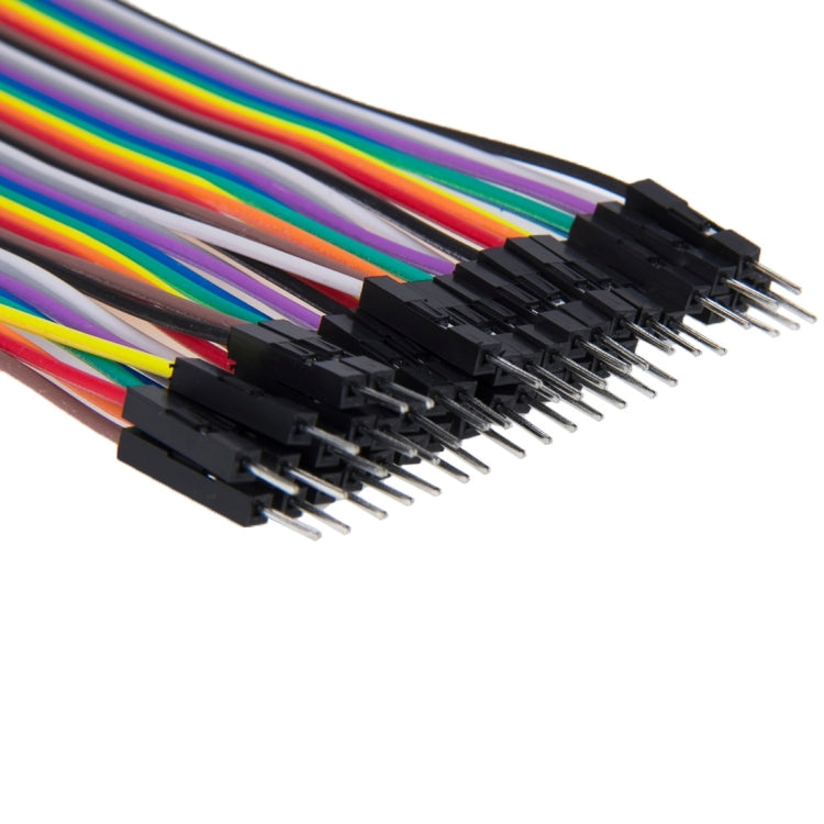 หลากสี 40 Pin Breadboard Jumper สายริบบิ้นสาย, Male to Male
