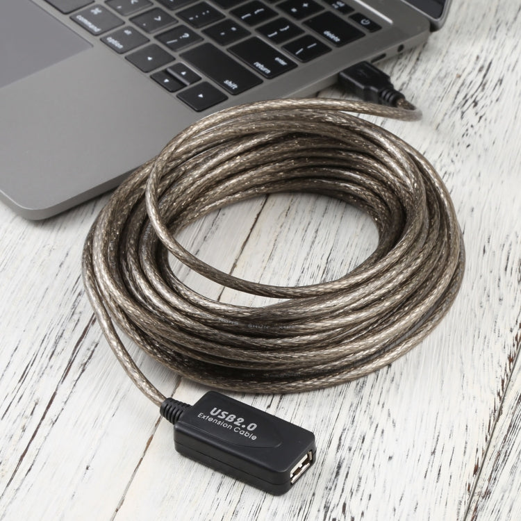 สายต่อ USB 2.0 Active ความยาว: 15 ม, Extension Cable, Length: 15m