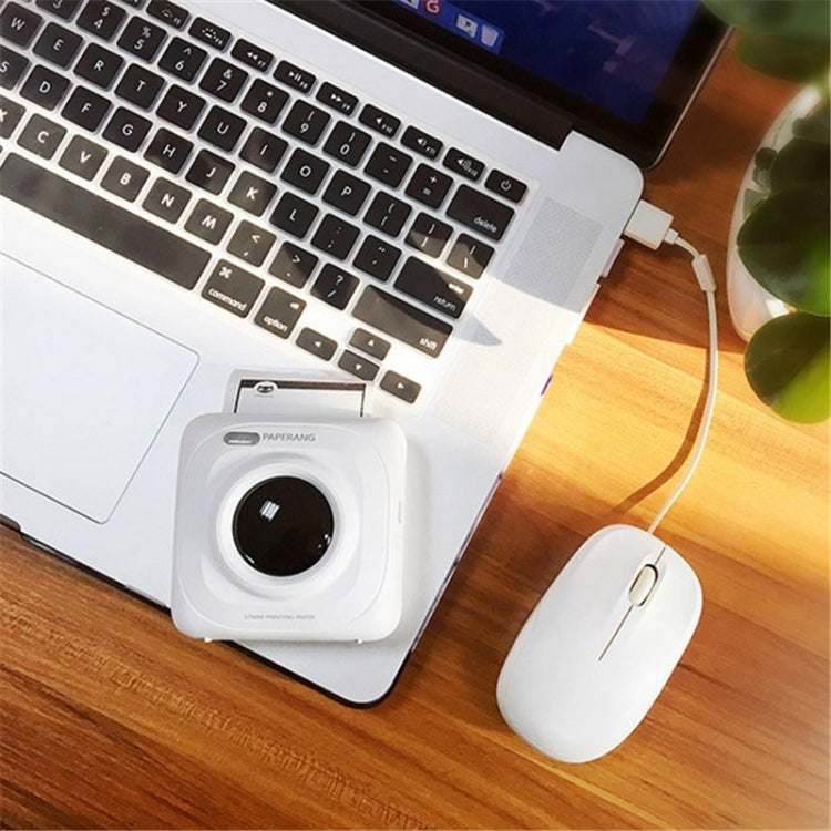 PAPERANG P1 แบบพกพา ABS Bluetooth 4.0 เครื่องพิมพ์ความร้อนโทรศัพท์เครื่องพิมพ์การเชื่อมต่อไร้สาย, P1 White