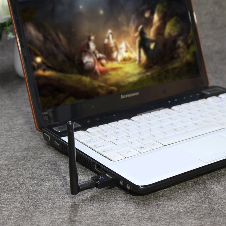 EDUP EP-DB1607 600Mbps 2.4GHz และ 5GHz Dual Band Wireless Wifi USB 2.0 อะแดปเตอร์อีเทอร์เน็ตการ์ดเครือข่าย, EP-DB1607