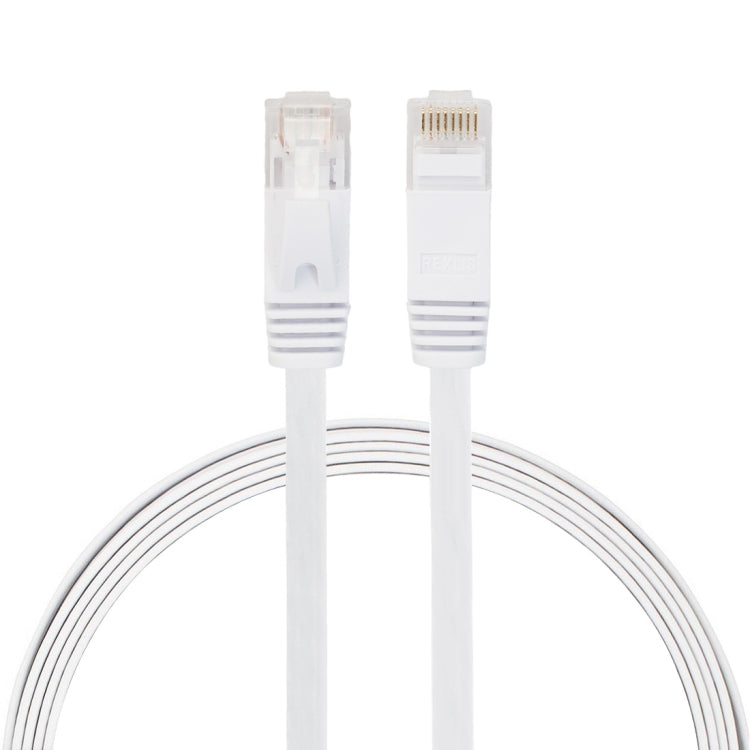 สาย LAN เครือข่ายอีเธอร์เน็ตแบบแบน CAT6 บางเฉียบยาว 1 ม., สายแพทช์ RJ45, Length: 1m