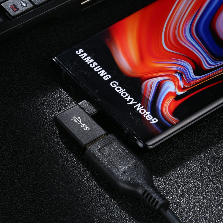 Type-C / USB-C ชายกับ USB 3.0 หญิง 90 องศาข้อศอกอะแดปเตอร์โลหะผสมอลูมิเนียม, Type-C Male to USB 3.2 Female