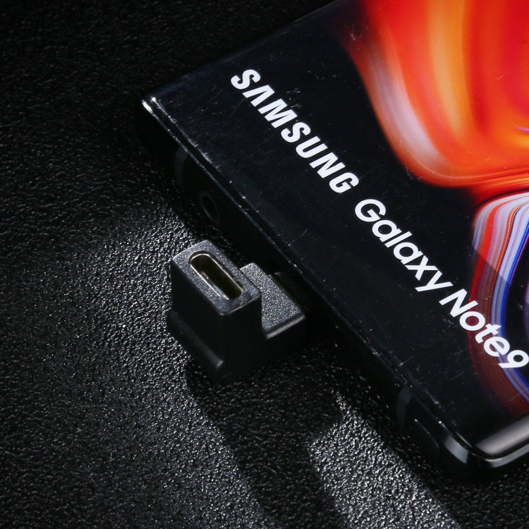 Type-C / USB-C ชายเป็น Type-C / USB-C หญิง 90 องศาข้อศอกหัวอะแดปเตอร์โลหะผสมอลูมิเนียม, Type-C Male to Type-C Female