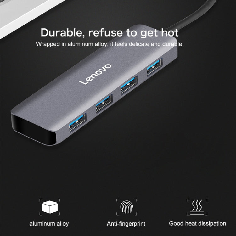 Lenovo C04 4 In 1 Type-C / USB-C เป็น USB-C Converter Splitter Hub, C04