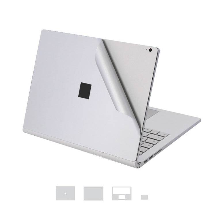 ชุดสติกเกอร์ฟิล์มป้องกันเปลือกโน้ตบุ๊ค 4 in 1 สำหรับ Microsoft Surface Book 13.5 นิ้ว, For Surface Book 13.5 inch