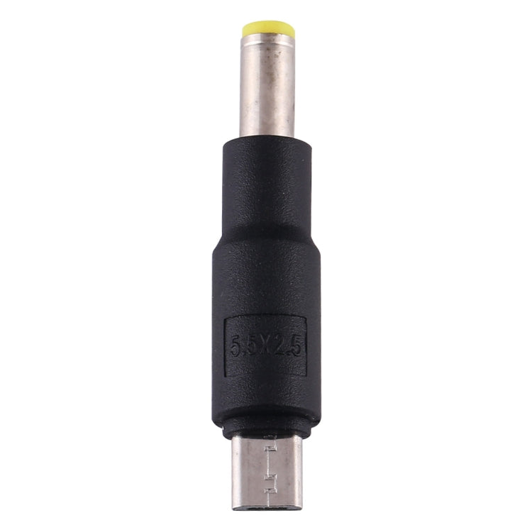 10 ชิ้น 5.5 x 2.5 มม. ถึงขั้วต่อปลั๊กไฟ Micro USB DC, 5.5 x 2.5mm