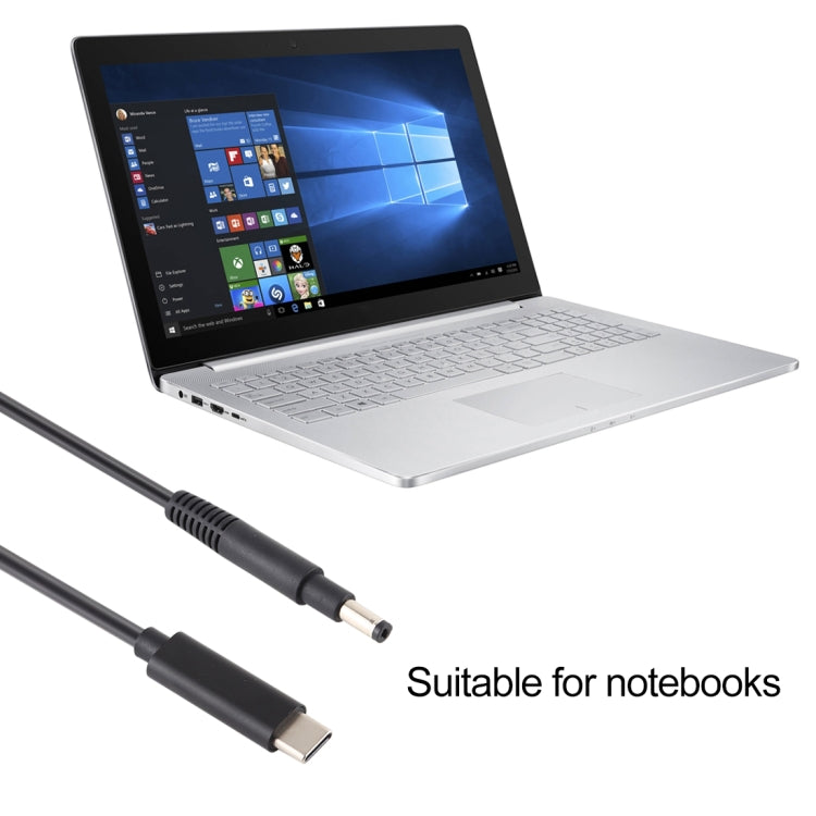 USB-C / Type-C ถึง 4.8 x 1.7 มม. สายชาร์จแล็ปท็อป, ความยาวสายเคเบิล: ประมาณ 1.5 ม., Type-C to 4.8 x 1.7mm