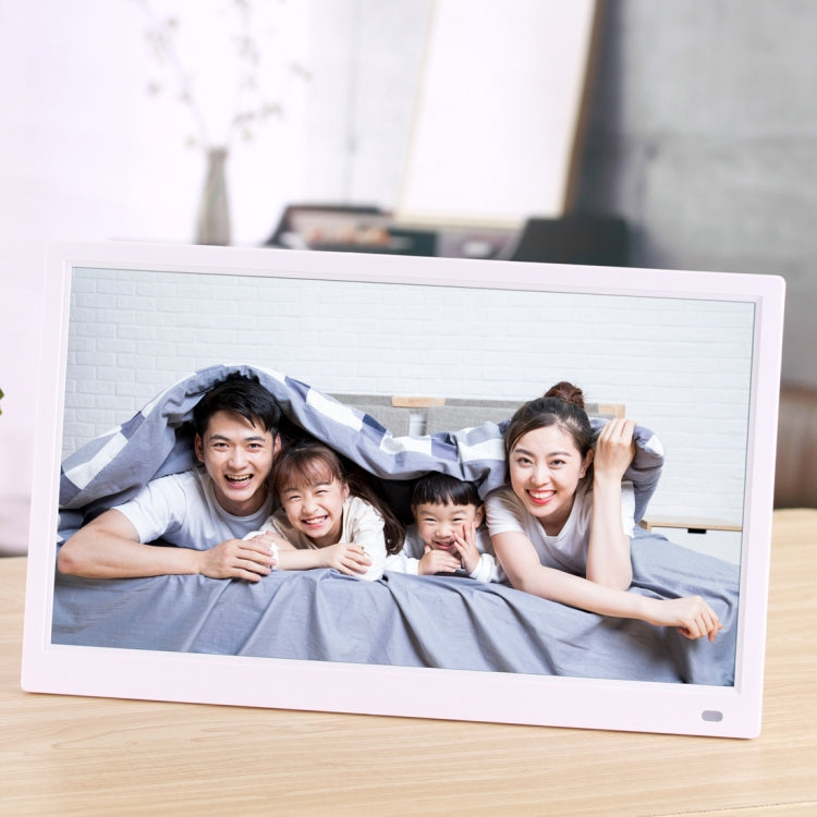 15.6 นิ้ว FHD จอแสดงผล LED กรอบรูปดิจิตอลพร้อมตัวยึดและรีโมทคอนโทรล, โปรแกรม MSTAR V53, รองรับอินพุต USB / การ์ด SD