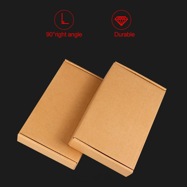 กล่องบรรจุภัณฑ์กระดาษคราฟท์ 100 ชิ้น ขนาด T12 36x26x6ซม, 36x26x6cm