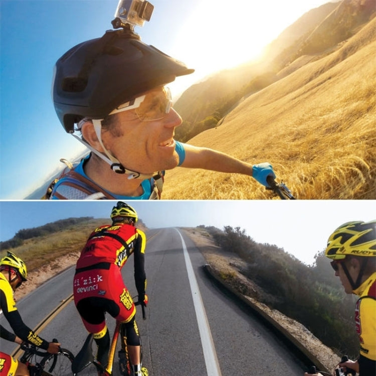 PULUZ สายรัดหมวกกันน็อคแบบปรับได้สำหรับ GoPro Hero11 Black / HERO10 Black / HERO9 Black / HERO8 Black / HERO7 / 6/5/5 เซสชัน / 4 เซสชัน / 4/3+ / 3/2/1, Insta360 ONE R, DJI Osmo Action และกล้องแอ็คชั่นอื่นๆ, PULUZ