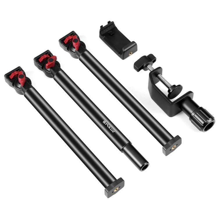 PULUZ กล้องเหนือศีรษะ Mount C-Clamp โต๊ะ Stand Live Holder