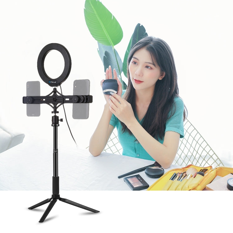PULUZ มือถืออลูมิเนียมอัลลอยด์ปรับได้ขาตั้งกล้อง Monopod ขยายแกนกลางเพลา, Central Shaft Rod