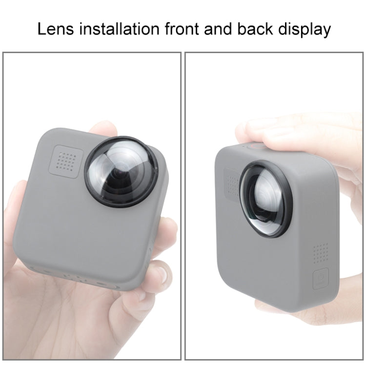 ฝาครอบเลนส์ป้องกันอะคริลิ PULUZ 2 ชิ้นสำหรับ GoPro Max, Lens Cover