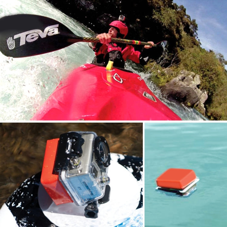 PULUZ Floaty Sponge พร้อมสติ๊กเกอร์กาวสำหรับ GoPro Hero11 Black / HERO10 Black / HERO9 Black /HERO8 / HERO7 / 6/5/5 เซสชัน / 4 เซสชัน / 4/3+ / 3/2/1, Insta360 ONE R, DJI Osmo Action และกล้องแอ็คชั่นอื่นๆ, Sponge with Sticker