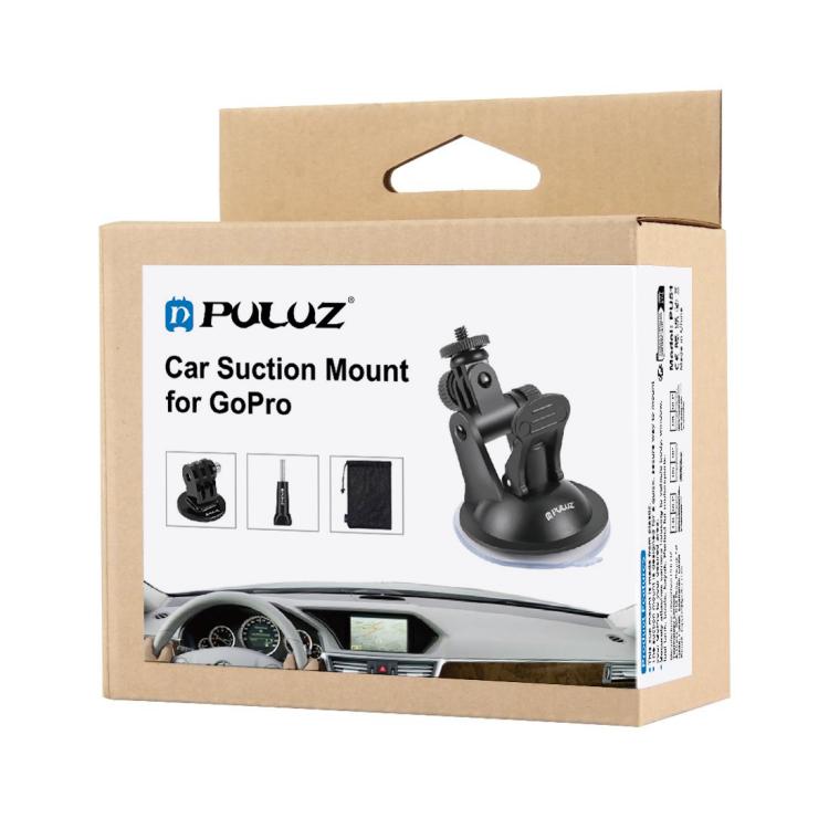 PULUZ รถดูดถ้วยเมาด้วยสกรูและอะแดปเตอร์เมาขาตั้งกล้องและถุงเก็บสำหรับ GoPro Hero11 ดำ / HERO10 ดำ / 9 ดำ / 8 ดำ / 7/6/5/5 เซสชัน / 4 เซสชัน / 4/3 + / 3/2/1, DJI Osmo Action และกล้องแอคชั่นอื่นๆ, Sucker Mount