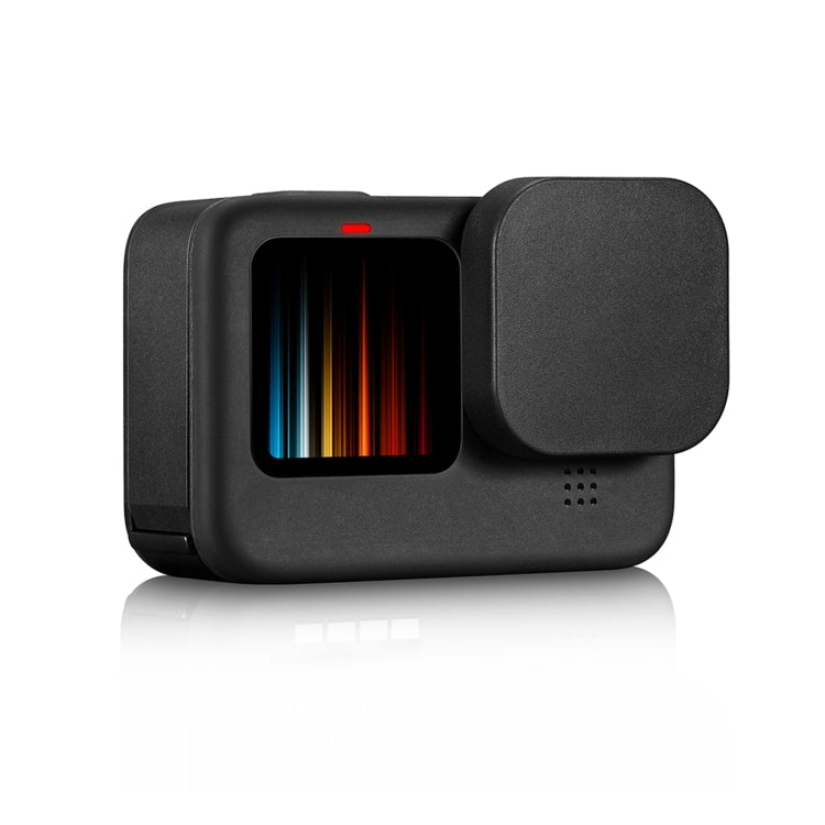 PULUZ สำหรับ GoPro HERO12 สีดำ/11 สีดำ/10 สีดำ/9 สีดำนุ่ม TPU ยางป้องกันรอยขีดข่วนเลนส์กล้องฝาครอบป้องกัน, For GoPro HERO12 Black Lens Cap