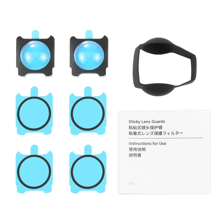 PULUZ Lens Guards ฝาครอบป้องกัน PC สำหรับ Insta360 One R / RS / Sphere