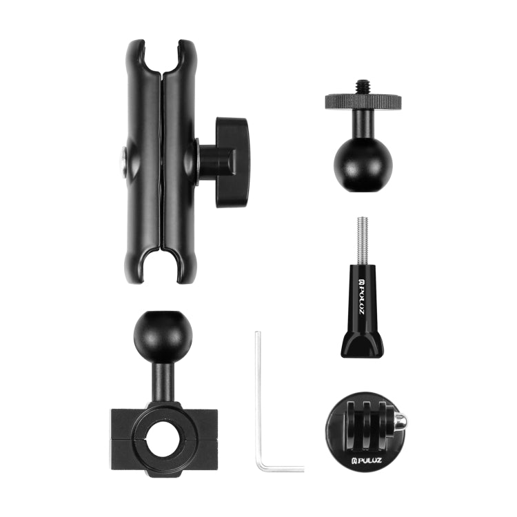 PULUZ ที่ยึดรถจักรยานยนต์กระจกมองหลังแบบคงที่สำหรับ GoPro และกล้องแอ็คชั่นอื่น ๆ, Rearview Mirror Mount