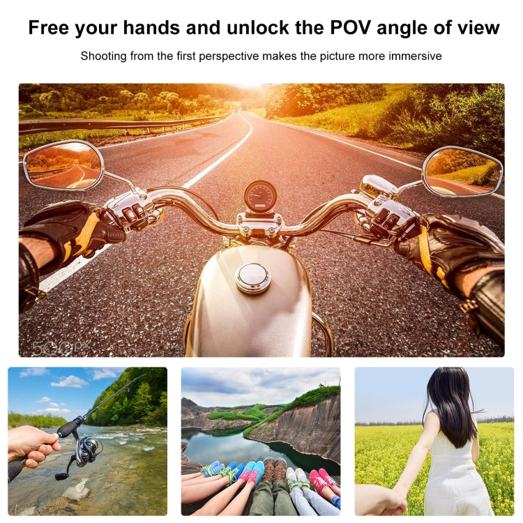 PULUZ Lazy ขายึดคอแบบปรับได้สำหรับกล้อง GoPro Action, Neck Bracket