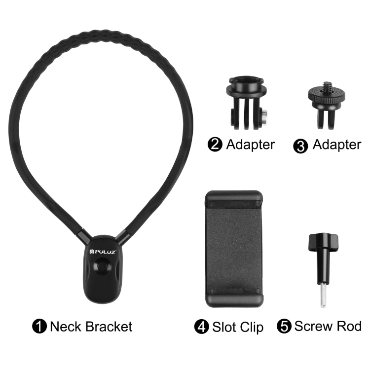 PULUZ Lazy Neck Bracket POV View Mount สำหรับกล้อง GoPro Action, POV View Mount