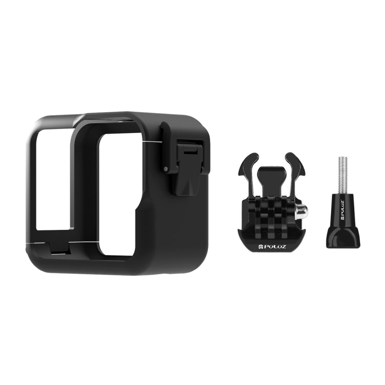 สำหรับ GoPro Hero11 Black Mini PULUZ PC กรอบขอบพลาสติกพร้อมหัวเข็มขัดและสกรูพื้นฐาน, PC Plastic Border