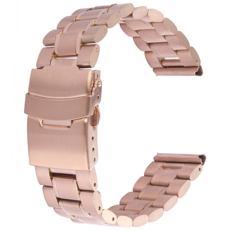 สำหรับ Apple Watch 42mm สายนาฬิกาเหล็กสีดำ ใช้ร่วมกับขั้วต่อเท่านั้น (S-AW-0062)
