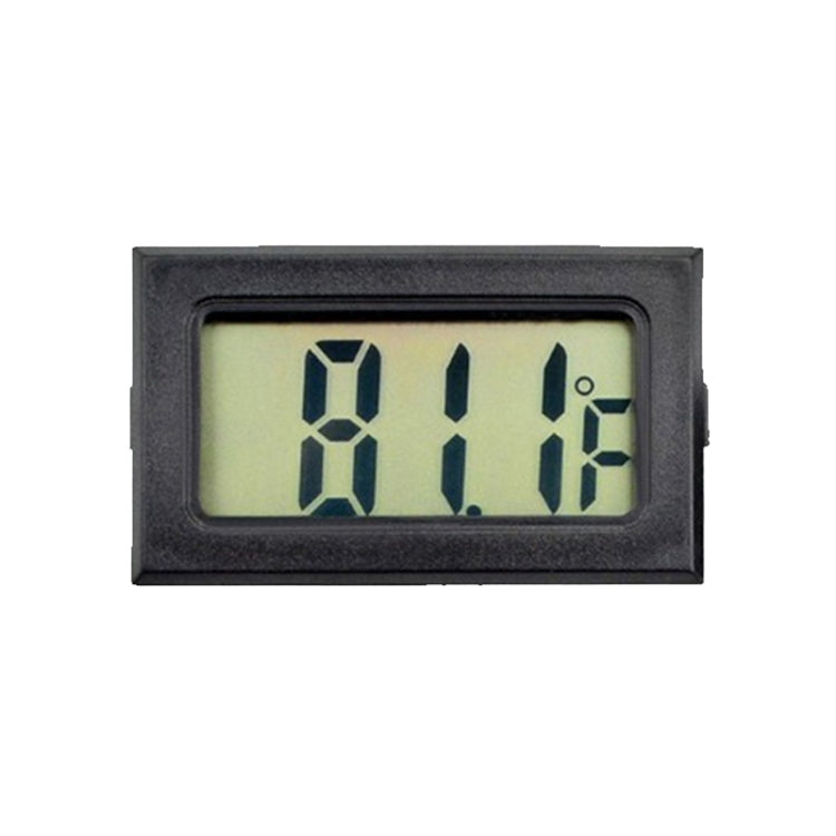 เครื่องวัดอุณหภูมิดิจิตอลในร่ม LCD ขนาดเล็ก (จอแสดงผลฟาเรนไฮต์), สีขาว, (Fahrenheit Display)(White), (Fahrenheit Display)(Black)