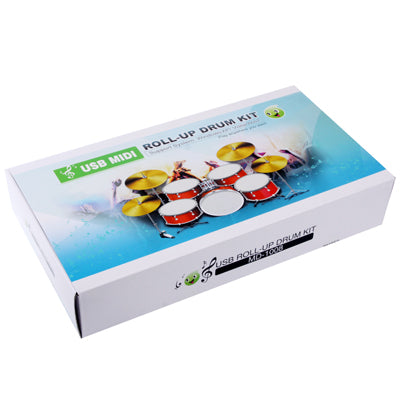 MD-1008 USB 2.0 MIDI Soft Roll-up Drum Kit, ขนาด: 46 x 31ซม., Electronic Drum MD-1008