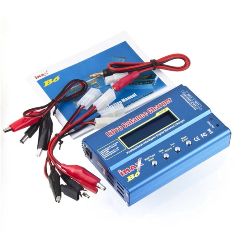 iMax B6 ดิจิตอล LCD RC Lipo NiMh เครื่องชาร์จแบตเตอรี่คงเหลือ, J502