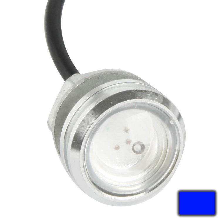 ไฟ LED Eagle Eye กันน้ำ 3W สำหรับยานพาหนะ ความยาวสายเคเบิล: 60 ซม, Red, Warm White, 蓝光