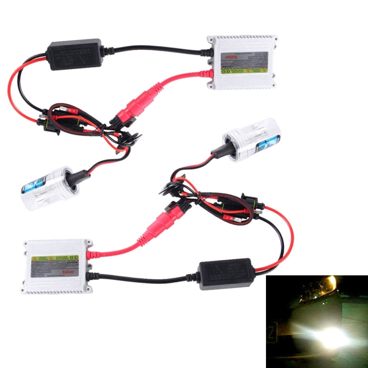 DC12V 35W 2x H7 ไฟซีนอน HID บางเฉียบ, โคมไฟปล่อยความเข้มสูง, H7, Color Temperature: 6000K, H7, Color Temperature: 8000K