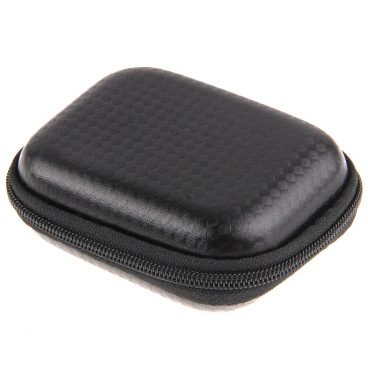 เคสแบบพกพากันน้ำคาร์บอนไฟเบอร์สำหรับ GoPro HERO11 Black/HERO10 Black / HERO9 Black / HERO8 Black / HERO7 / 6/5/5 เซสชัน / 4 เซสชัน / 4/3+ / 3/2/1, DJI Osmo Action และกล้องกีฬาอื่น ๆ ,ขนาด: 8ซม.x 6ซม.x 2.5ซม, Size: 9cm x 7cm
