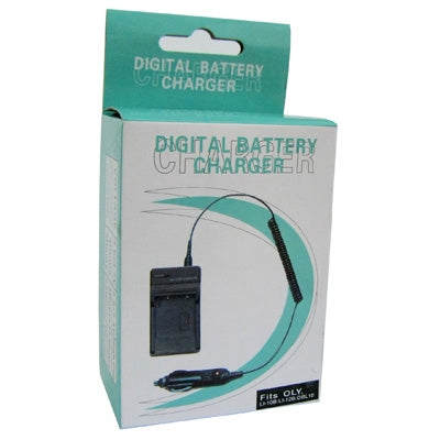 เครื่องชาร์จแบตเตอรี่กล้องดิจิตอลสำหรับ OLYMPUS Li-10B/ Li-12B/ DBL10, Li-10B