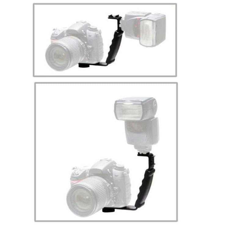 Universal Professional Flash Metal Bracket Mount สำหรับกล้องดิจิตอล DSLR/กล้อง, L-bracket