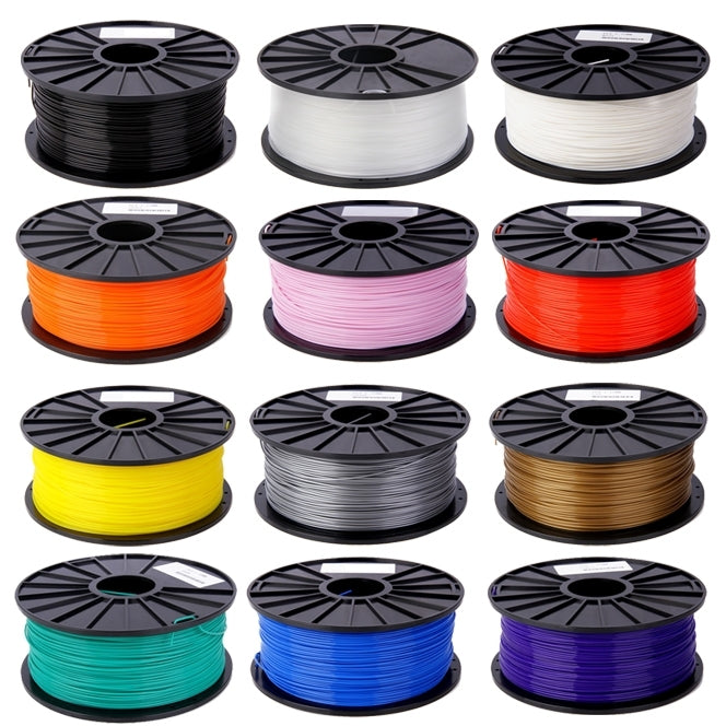 เส้นพลาสติกเครื่องพิมพ์ 3 มิติ ABS 1.75 มม. สี ยาวประมาณ 395 ม