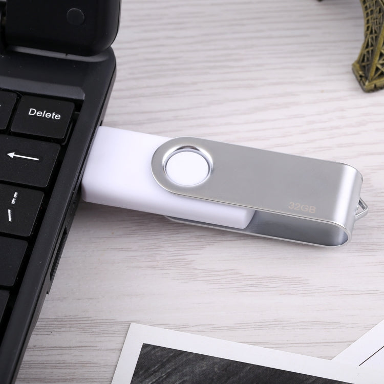 แฟลชดิสก์ Twister USB 2.0 ขนาด 32GB (สีขาว), 32GB/White