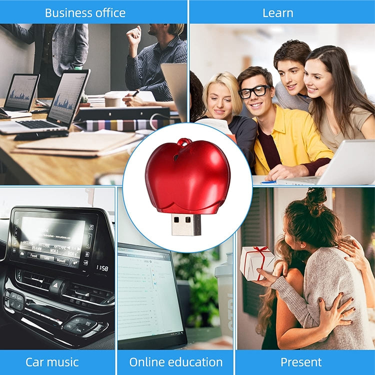 แฟลชดิสก์ USB รูปหัวใจขนาด 8GB, 8GB