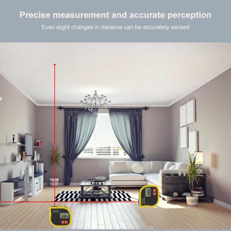 CP-3001 เครื่องวัดระยะด้วยคลื่นอัลตราโซนิก Laser Point พร้อมเทปวัดความยาว 1 ม