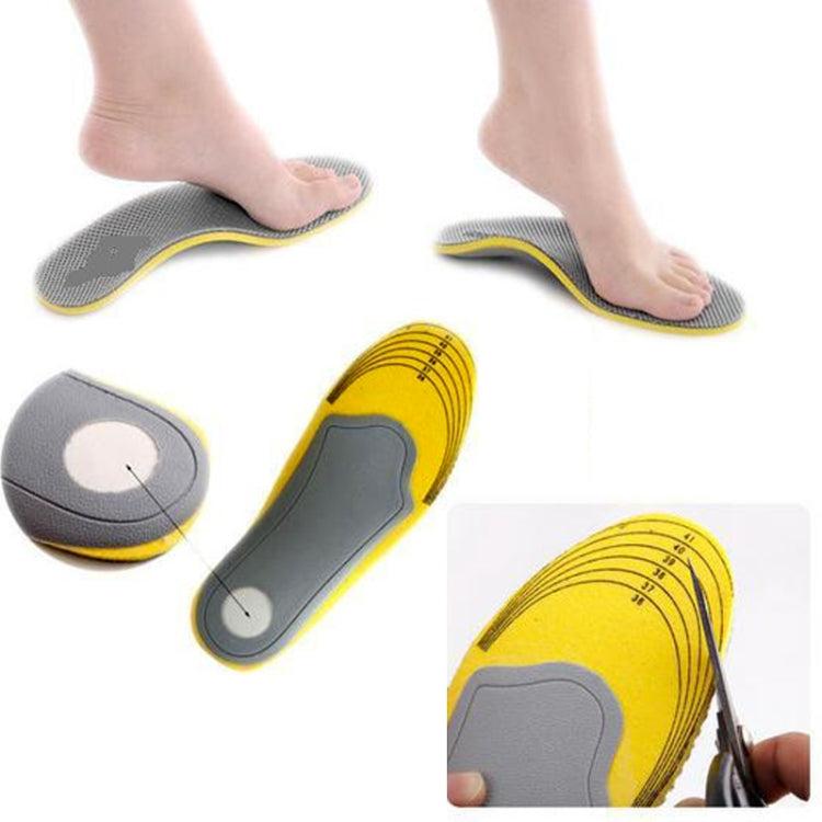 3 คู่ความยืดหยุ่นกายอุปกรณ์โค้งสนับสนุนแผ่นรองรองเท้ากีฬาวิ่ง Insoles เบาะสำหรับผู้ชายขนาด: 40-46, Size: 40-46