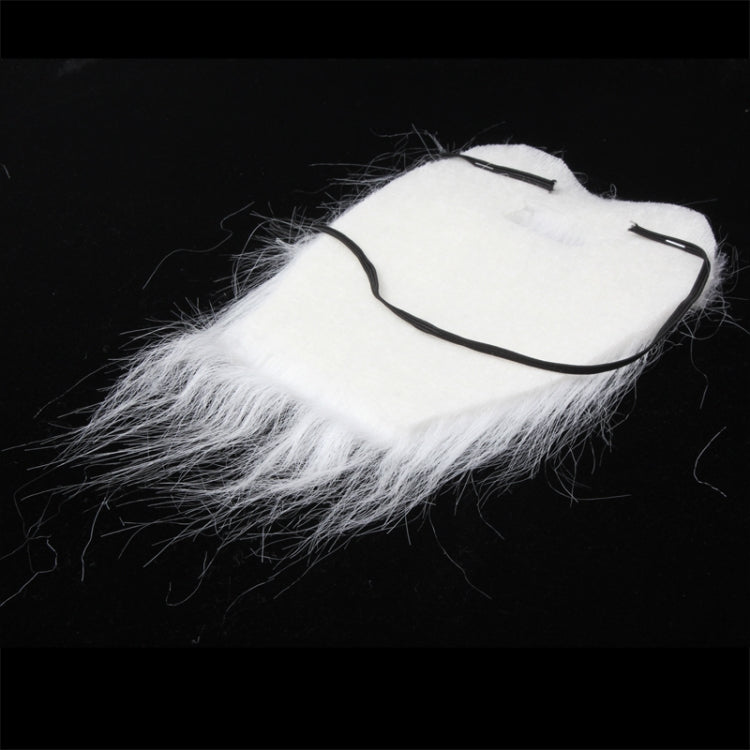 หนวดเคราปลอมหนวดขาวพร้อมสายยางยืด, White Bushy Mustache