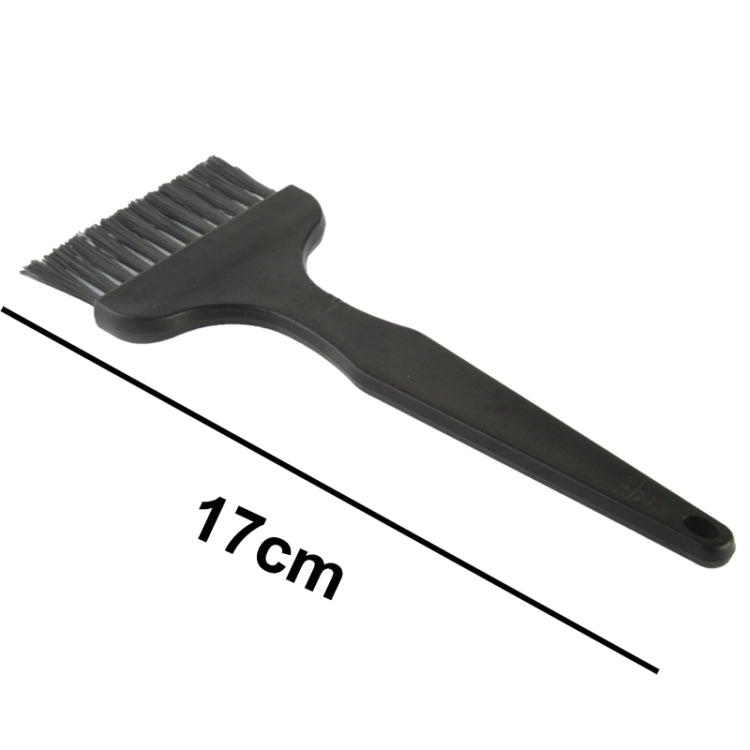 ชิ้นส่วนอิเล็กทรอนิกส์ 12 Beam Flat Handle แปรงทำความสะอาดป้องกันไฟฟ้าสถิตย์, ความยาว: 17 ซม, Length: 17cm